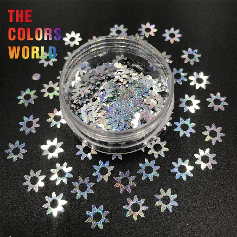 

TCT-464 Sunflower 8MM Nail Glitter Nail Art Decoration Henna Tumbler Crafts DIY Handwork Accessories Festival Party Supplier