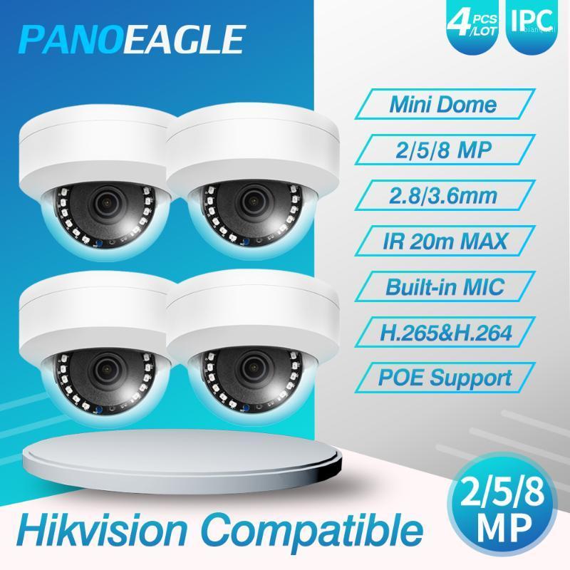 

PANOEAGEL POE IP Camera 5MP Network Camera Ultra 8MP HD 20M IR ONVIF H.265 P2P Security Dome IPC Hikvision Compatible 4pcs/lot1
