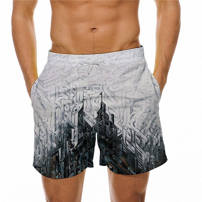 Men's Designer Casual / Sporty Shorts Bermuda shorts Swim Trucks Drawstring Elastic Drawstring Design Short Pants Holiday Beach Micro-elasti