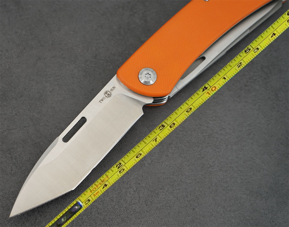 

Twosun Multifunction Survive Multi Tool Purpose Pocket Knife TS206-Tanto--Orange