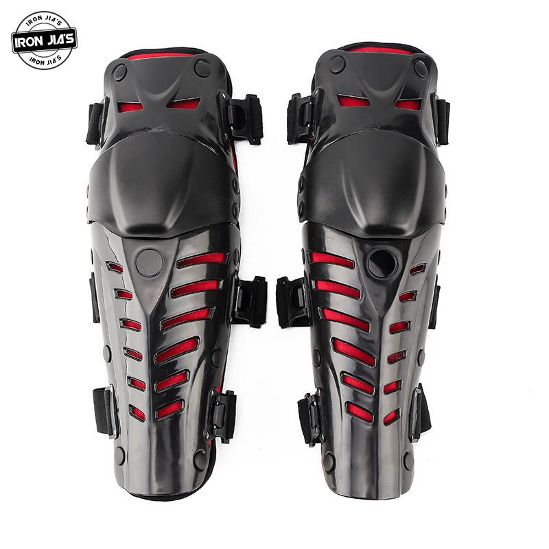 

IRON JIA'S Motorcycle Knee Pads Outdoor Riding Wool Warm Windproof Fallproof Leggings Motocross Protective Three-section Kneepad