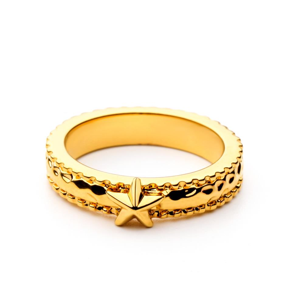 

VAROLE Star Rings For Women Gold Color Geometric Circle Ring Fashion Jewelry Friend Gifts Anillos Mujer