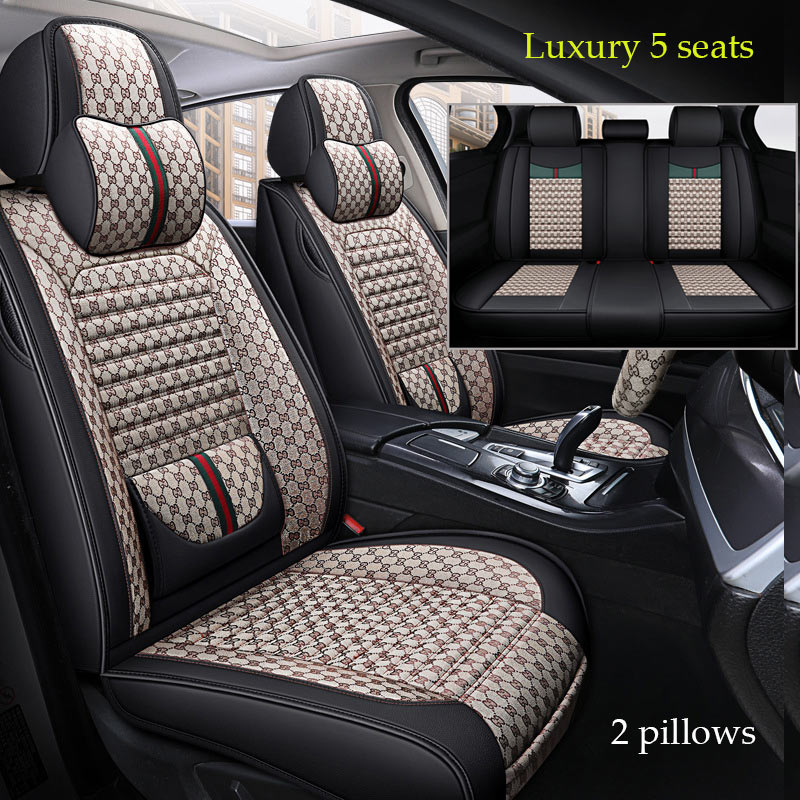 

Universal flax/Leather car seat cover For LEXUS IS IS200 IS250 IS300 IS350 LS LS350 LS500 LS460 LS600h Automobiles Seat Covers