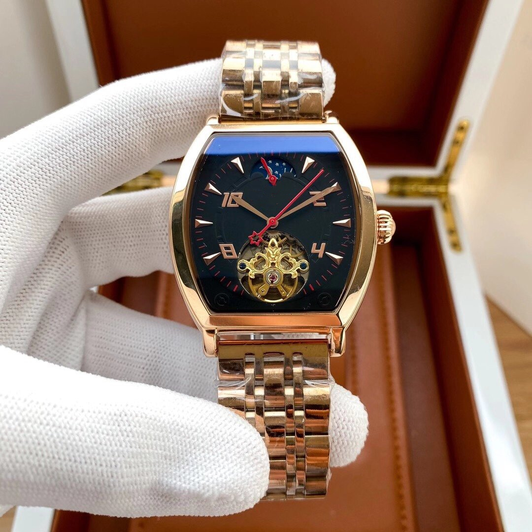 

Super watches 119 Montre DE Luxe Mens Watch 43mm*13mm automatic mechanical movement 316 fine steel watchcase Stainless steel watchband