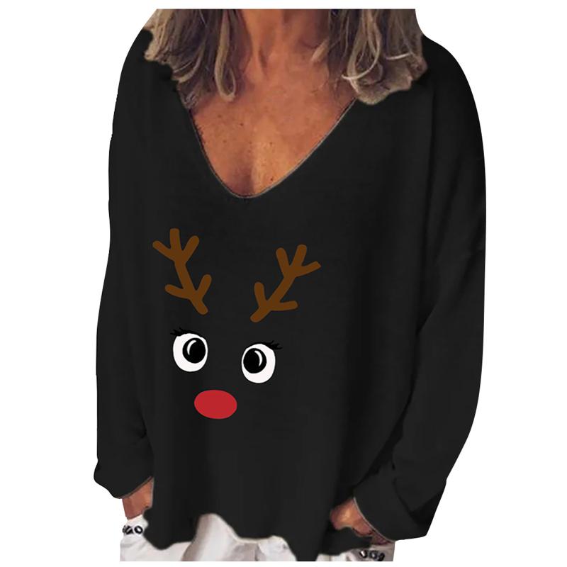 women's plus size christmas sweatshirts