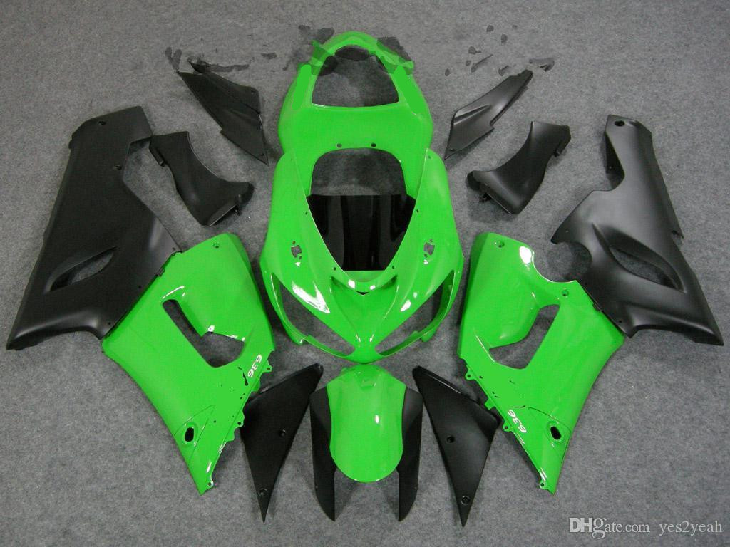

green black Fairing body kit For KAWASAKI Ninja 2005 2006 ZX6R 05 06 Bodywork ZX-6R 636 ZX 6R Fairings set+gifts, Multi-color