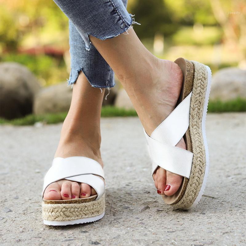 

HOT Summer Slippers Women Slides Platform Women Slippers Thick Bottom Flip Flops Flat Sandals Beach Shoes Sandals1, Leopard