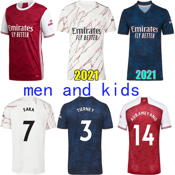 

2020 2021 Fans Soccer Jerseys Arsen soccer jersey home away 20 21 PEPE SAKA TIERNEY HENRY WILLIAN MAITLAND-NILES football shirts Men KidS, Customize
