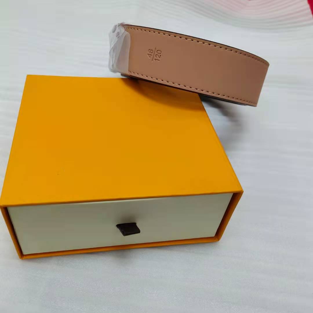 

New belts men's belts women's belts width 3.8 cm 12 high quality belt box AA6, Select the belt head color
