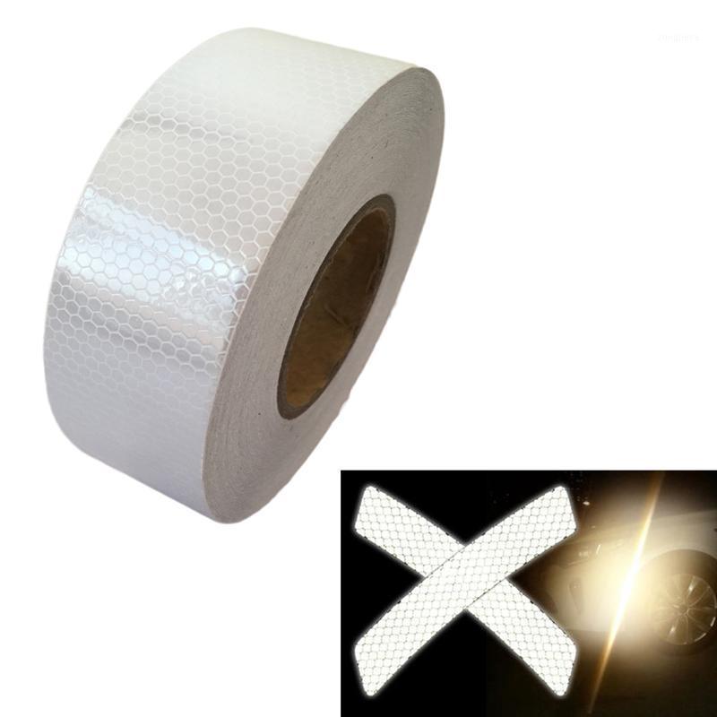 

5cmx45m Lattice Reflective Warning Strip Car Sticker Truck Safety Marking Sticker Color Reflective Stickers for Cars1