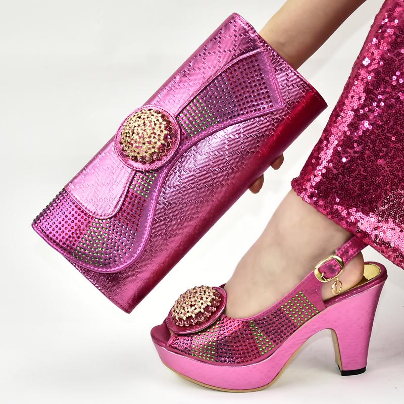 

italian shoes with matching bags women shoes and bag set in italy 10.5CM high heels nigerian and matching bag 9310-1