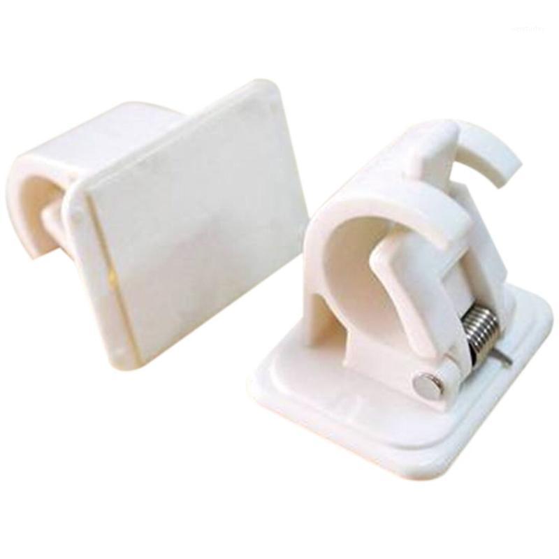 

Self Adhesive Hooks Rod Bracket Pole Drapery Hook Holders 2PC New Arrival Dropshipping1