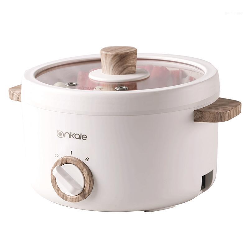 

Electric hot pot Multi-function electric cooker Household Ceramic small hot pot cooker Instant noodle 1.5L Mini Hotpot1