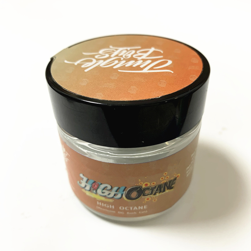 

JungleBoys Containers 60ml 3.5G Glass Jars 2.08*2.13 Dry herb flower with stickers cookies runtz can