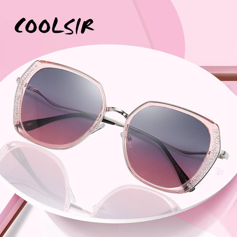 

Polarized Sunglasses Women Square Vintage Design Brand Glasses Driving Sunglasses Gradient Ladies Feminino