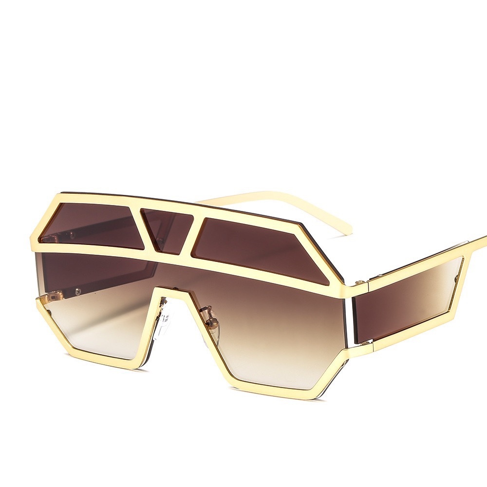 

2021 New Oversized Sunglass Men Shades for Women Brand Designer Fashion Hiphop Party Eyewear Cool Catwalk Sun Glasses 1639ot A60w