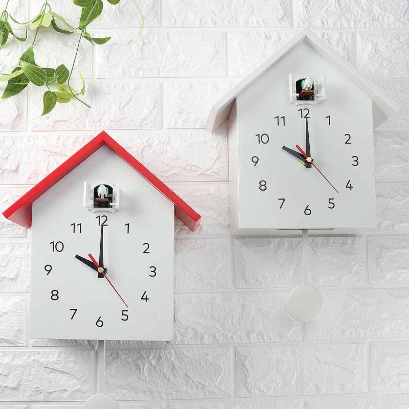 

2 Colors Cuckoo Quartz Wall Clock Modern Bird Wall Clocks Hanging Watch Timer Horologe Gifts Living Room Home Decoration