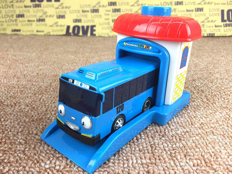 Modèle à l'échelle TAYO The Little Bus Enfants miniature plastique BABY Garage Kids Toy Modèle à l'échelle TAYO The Little Bus Enfants miniature plastique BABY Garage Kids Toy