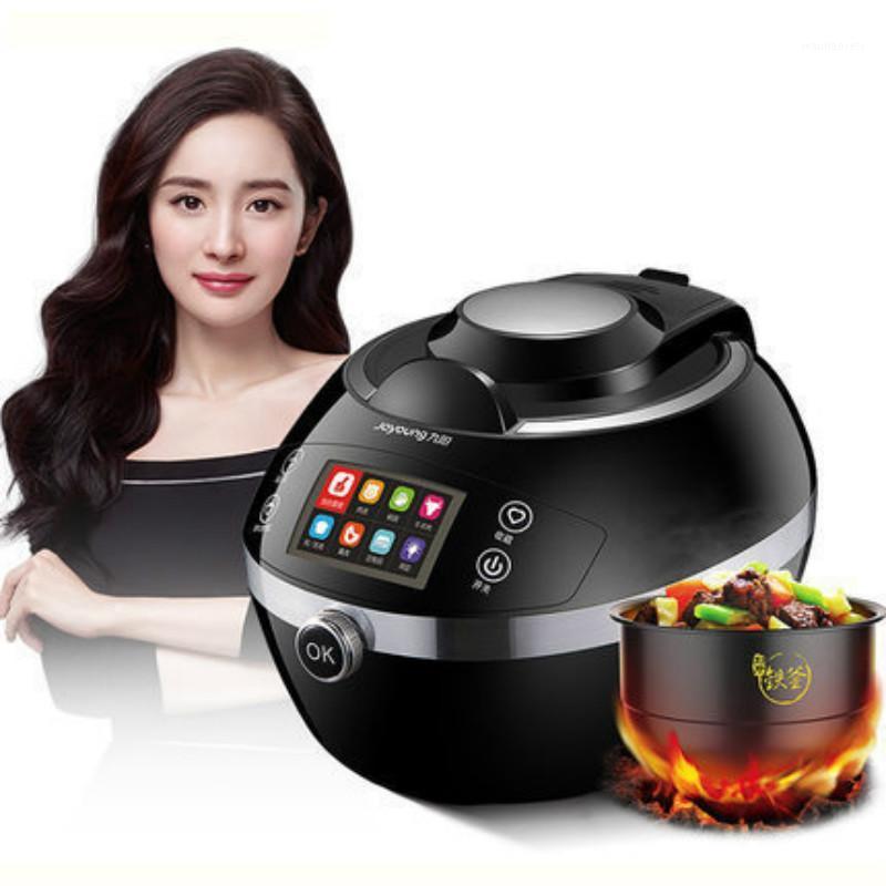 

Automatic Frying robot Smart Cooking Frying Pot Multifunctional dishes cooking appliance IH heating colorful LCD touch control1