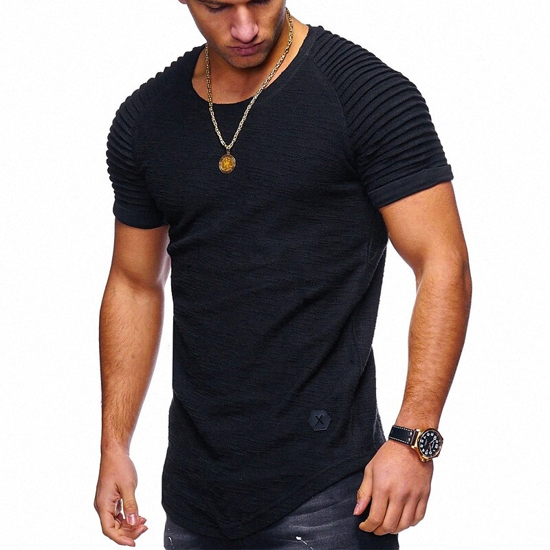 Hommes T-shirt T-shirt Basic Casual Manches courtes T-shirts Bodybuilding Muscle Fitness Gym Tee-shirt Tee Tee Tee Tee R9py #