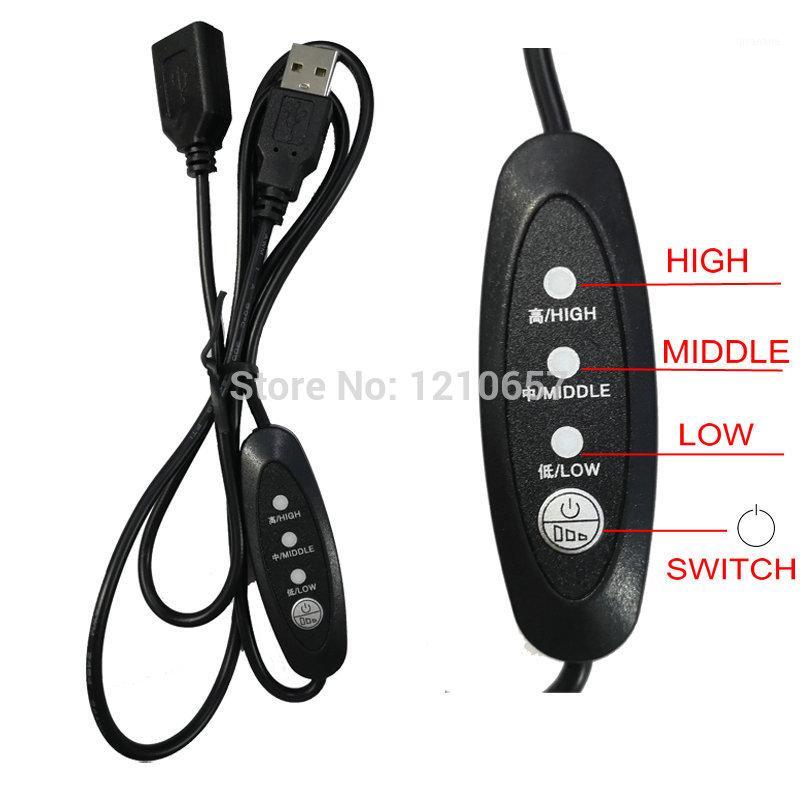 

Gdstime USB Cable 1m 100CM Speed Control Extension Wire Cooling Fan Speed Controller Extender Cord Wires Three-gear Regulation1