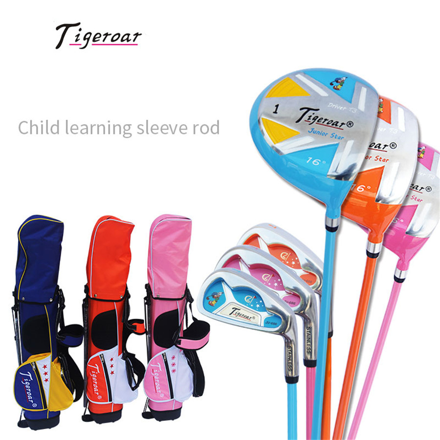 

tigeroar Children's golf club sets 4-14 years old combination golf clubs Junior golf sets with bag outdoor equipment