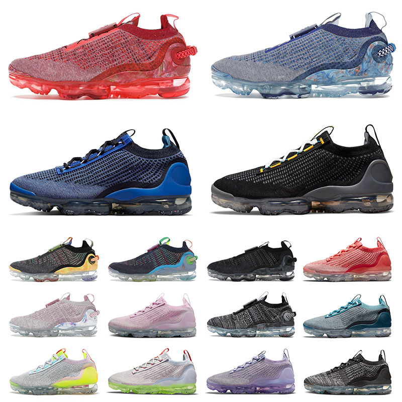 

Flynit 2021 Fly Knit-2020 Mens Womens Designer Running Shoes Day to Night Lilac Pure Platinum Stone Blue Volt Batman Black Speckled Sports Sneakers Trainers Size 36-45, 40-45 2021 oreo