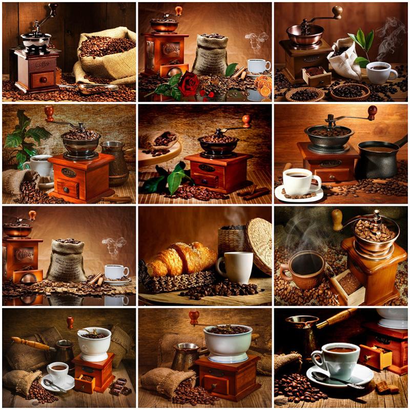 

Evershine 5D DIY Full Square Round Diamond Painting Coffee Diamond Embroidery Landscape Cross Stitch Mosaic Rhinestone Art