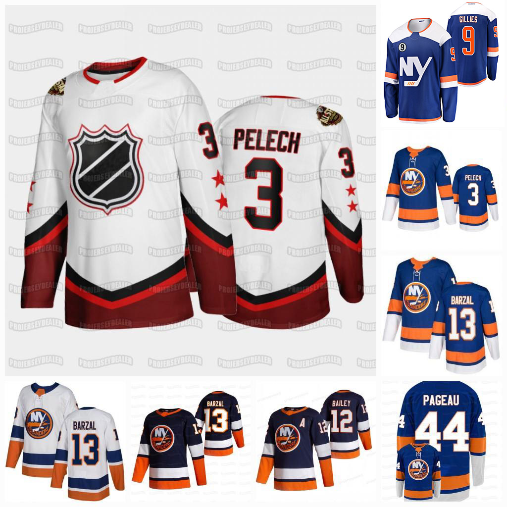 

New York Islanders 2022 All-Star Jersey Mathew Barzal Brock Nelson Zdeno Chara Adam Pelech Oliver Wahlstrom Noah Dobson Anthony Beauvillier Pageau Clark Gillies, Away jersey mens s-3xl