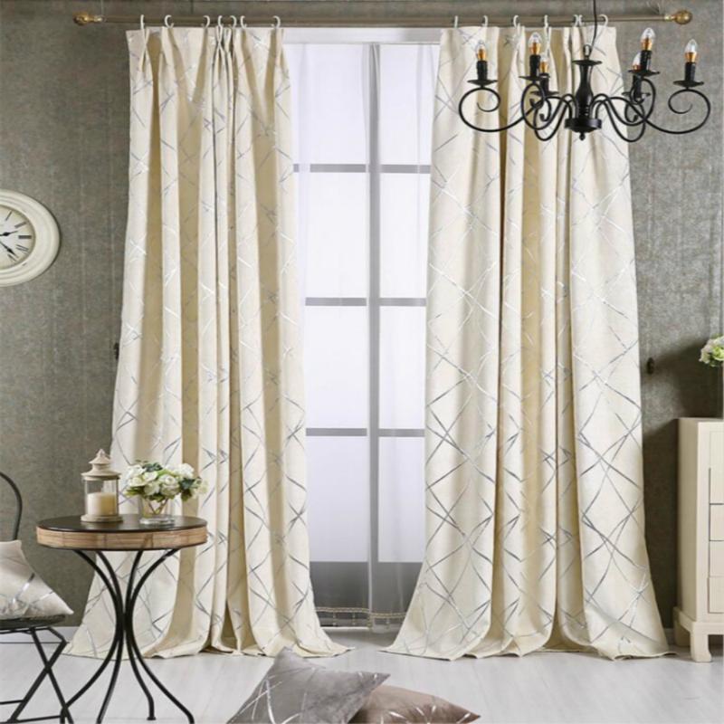 

Blackout Curtain Gray Chenille for Living Room Luxury Modern Curtain for Bedroom Sheer Fabric Tulle Kitchen Drape Shade