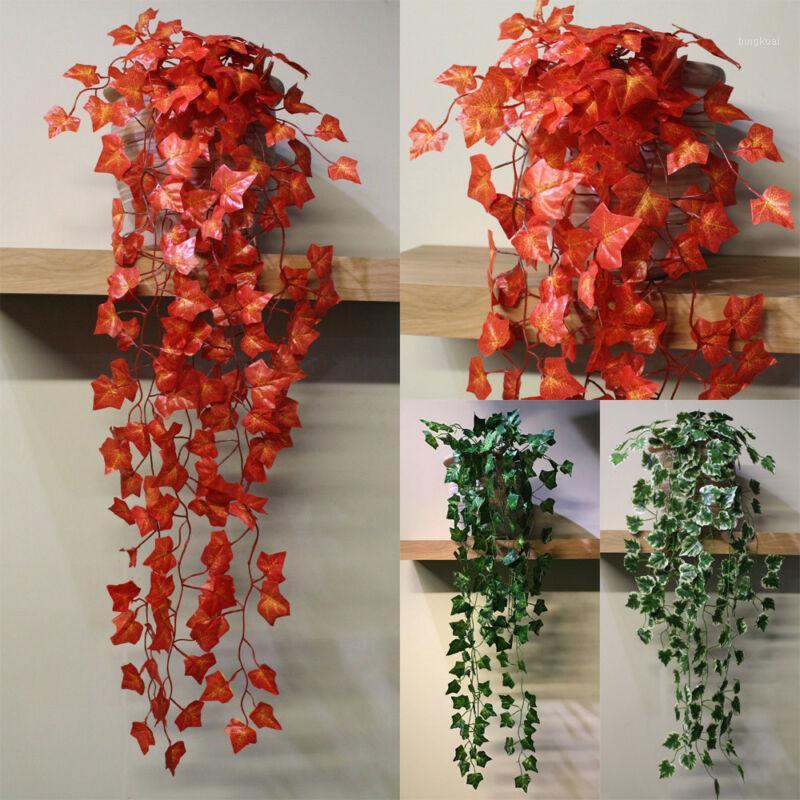 

1pc Artificial Ivy Trailing Vine Faux Leaf Garland Wedding Plant Fake Foliage Decor1