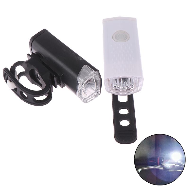 

1pc Bike Light Cycling LED USB Rechargeable 300 Lumen 3 Mode Bicycle Front Light Bike Headlight Lantern