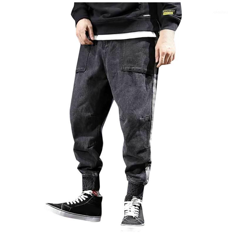 

Men Jeans Spring Autumn Leisure New Fashion Loose Stretch Harlan Beamed Jeans Men's Clothing Drop Shipping New Hot Fashion1, Dark gray