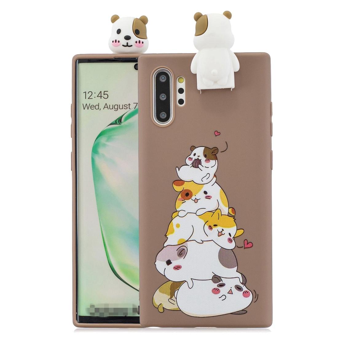 

For Galaxy Note 10 Pro Cartoon Shockproof TPU Protective Case with Holder