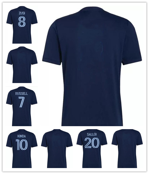 

22 23 Sporting Kansas City soccer jerseys 2022 2023 PULIDO BUSIO RUSSELL ZUSI football shirts home adult maillot de futol