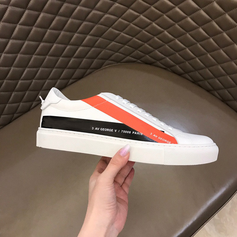 

2021 Men Webbing Sneaker In Leather Triple White Black Flat Paris Casual Shoes Mens Platform Leisure Trainer Low Top Classic Party