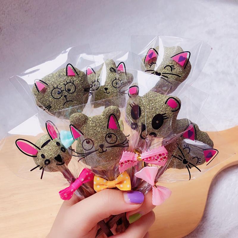 

Cat Sticks Pet Cleaning Teeth Catnip Cat Toy Bell Lollipop Silvervine Stick Teething Toy Catnip Treat Ball for Cats