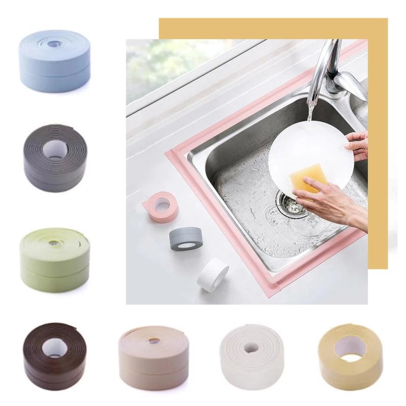 

Waterproof sealing strip Kitchen Waterproof Strip Kitchen And Bathroom Sink Anti-mold Moisture-proof Hot Sale