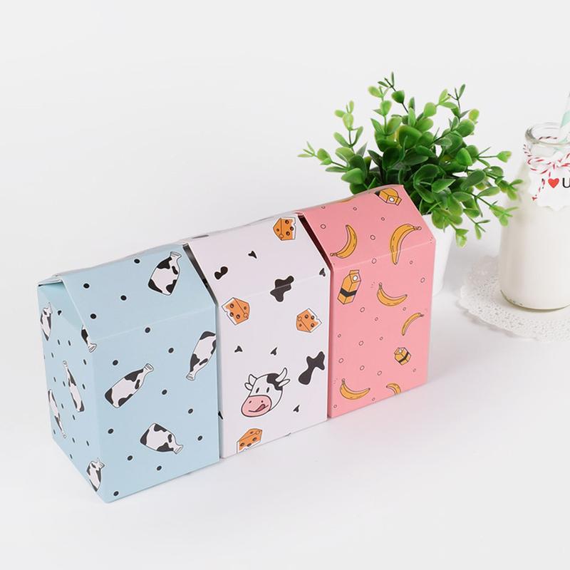 

Gift Wrap Milk Shape Macaron West Point Box Cake Candy Chocolate Cookies Wedding Valentine's Day Packaging Boxs Party Supplies