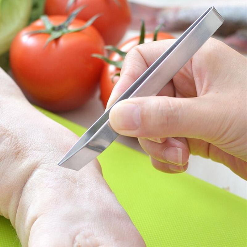 

Stainless Steel Fish Bone Tweezers Remover Pincer Puller Tongs Pick-up Seafood Tool Kitchen Tweezer #W5