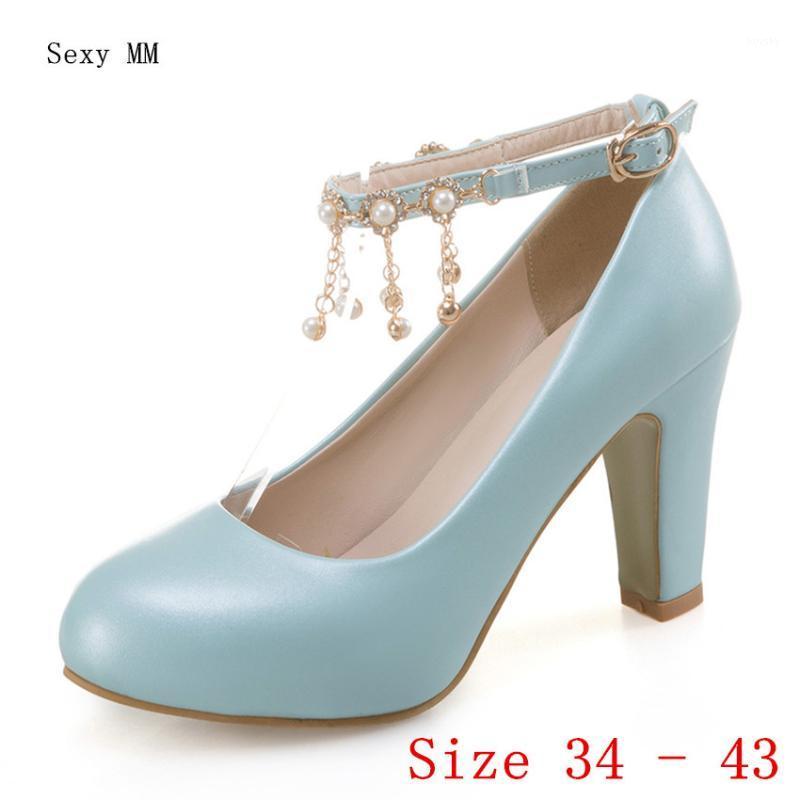 

Women High Heel Shoes Platform Pumps Woman Thin High Heels Party Wedding Shoes Ladies Kitten Heels Plus Size 34 - 40 41 42 431, Pink