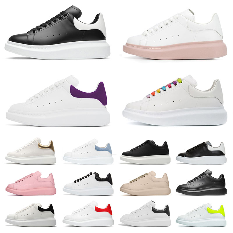 

Top Quality Mens Original Casual Designer Shoes Trainers All Blacks White Pink Black Suede Leather Glitter Women Men Espadrilles Luxury Sports Sneakers, # (1) black white
