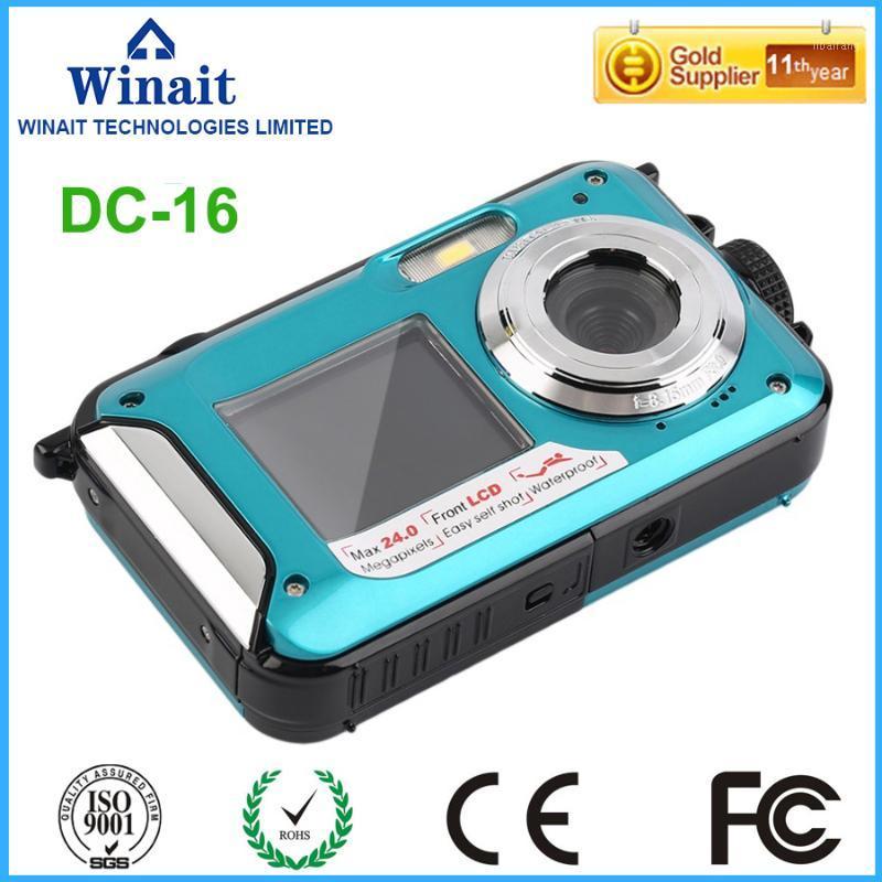 

Winait 2020 new DC-16 digital camera with Double TFT-LCD screen 550mah lithium battery1, Blue