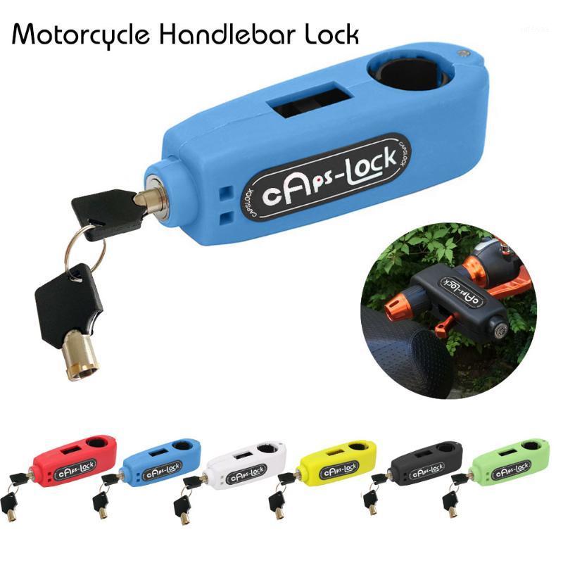 

Portable Motorcycle Handlebar lock Brake Throttle Grip Security Lock Motorbike scooter handle safety anti Theft Protection1