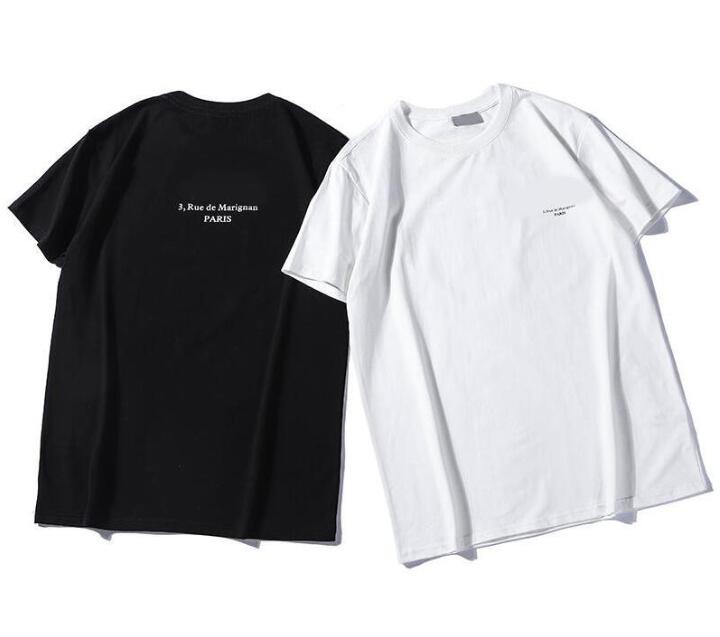 

Summer Mens Designer T Shirt Casual Man Womens Loose Tees With Letters Print Short Sleeves Top Sell Luxury Men T Shirt Size S-2XL, White;black