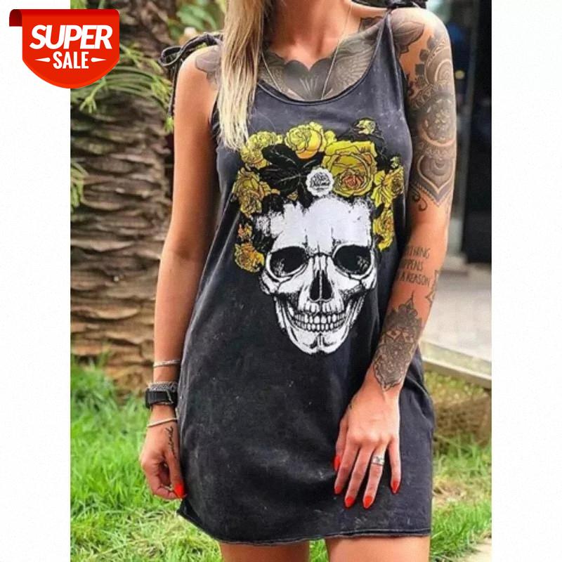 

Casual Plus Size 3XL T Shirts 2020 Women Loose Sexy Off Shoulder Skull Print Punk Style Tops Daily Casual Femme Tees Top Tshirt #MA9o, White