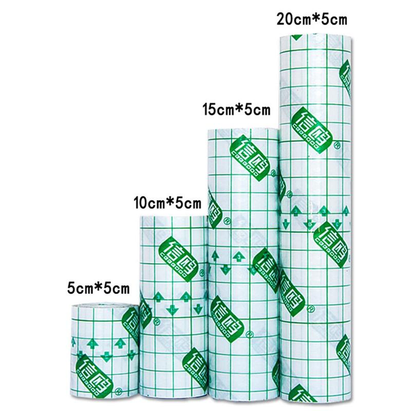 

Transparent Tape PU film Adhesive Plaster Waterproof Anti-allergic Medicinal Fixation Tape