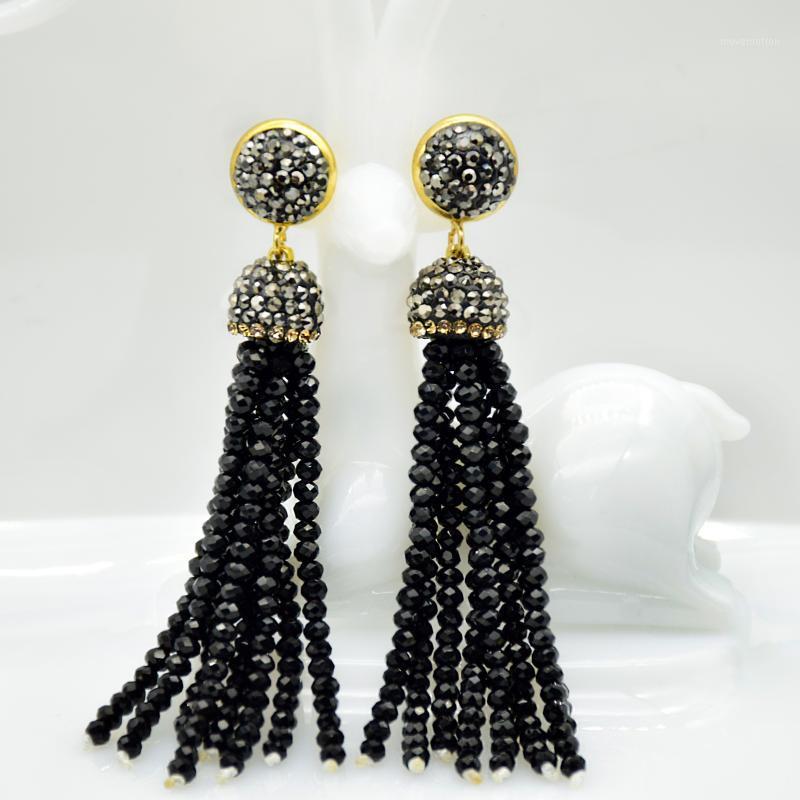

Bohemian Beaded Tassel Earrings for Women Long Statement Earrings Female 2020 Wedding Charms Fringe Hanging Earings Jewelry1