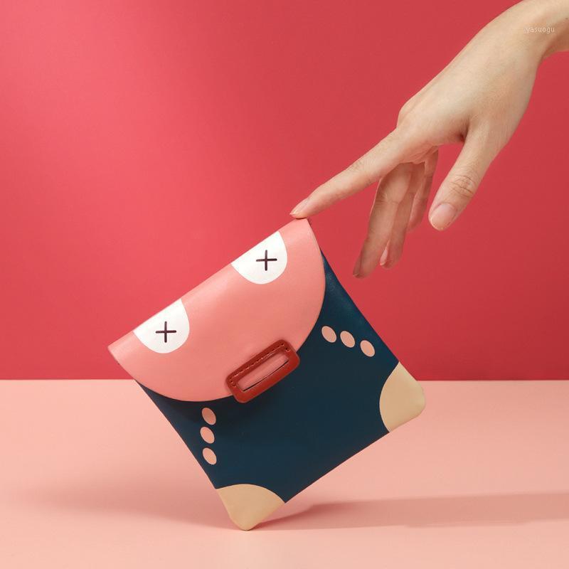 

Storage Bags Mini Sanitary Napkin Bag Coin Purse Holder Pad Pouch Cosmetics Organizer Women Wallets 2022