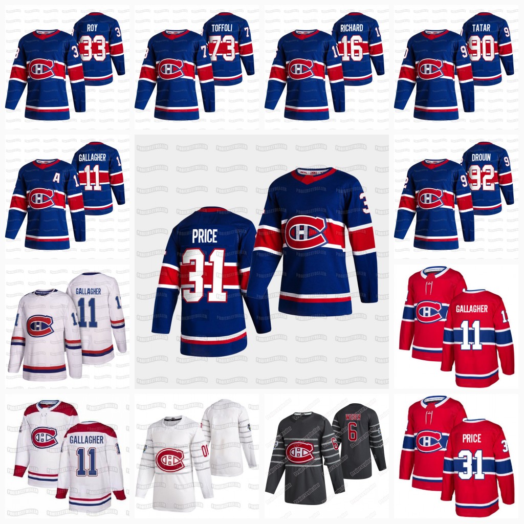 

Youth Carey Price Montreal Canadiens Cole Caufield Jersey 2021 Reverse Retro Jake Allen Brendan Gallagher Domi Anderson Danault Drouin Kotkaniemi Weber, 2020 all star grey mens s-3xl